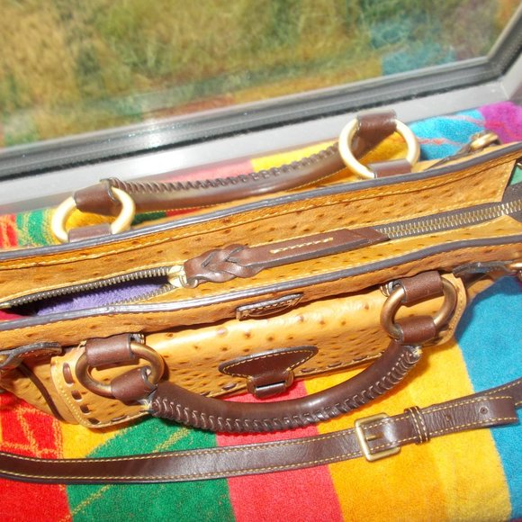 Dooney & Bourke Ostrich Handbag - Picture 2 of 11